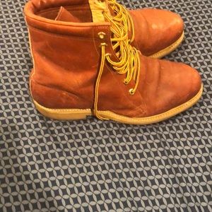Red Wings Boots Vibram soles very good condition